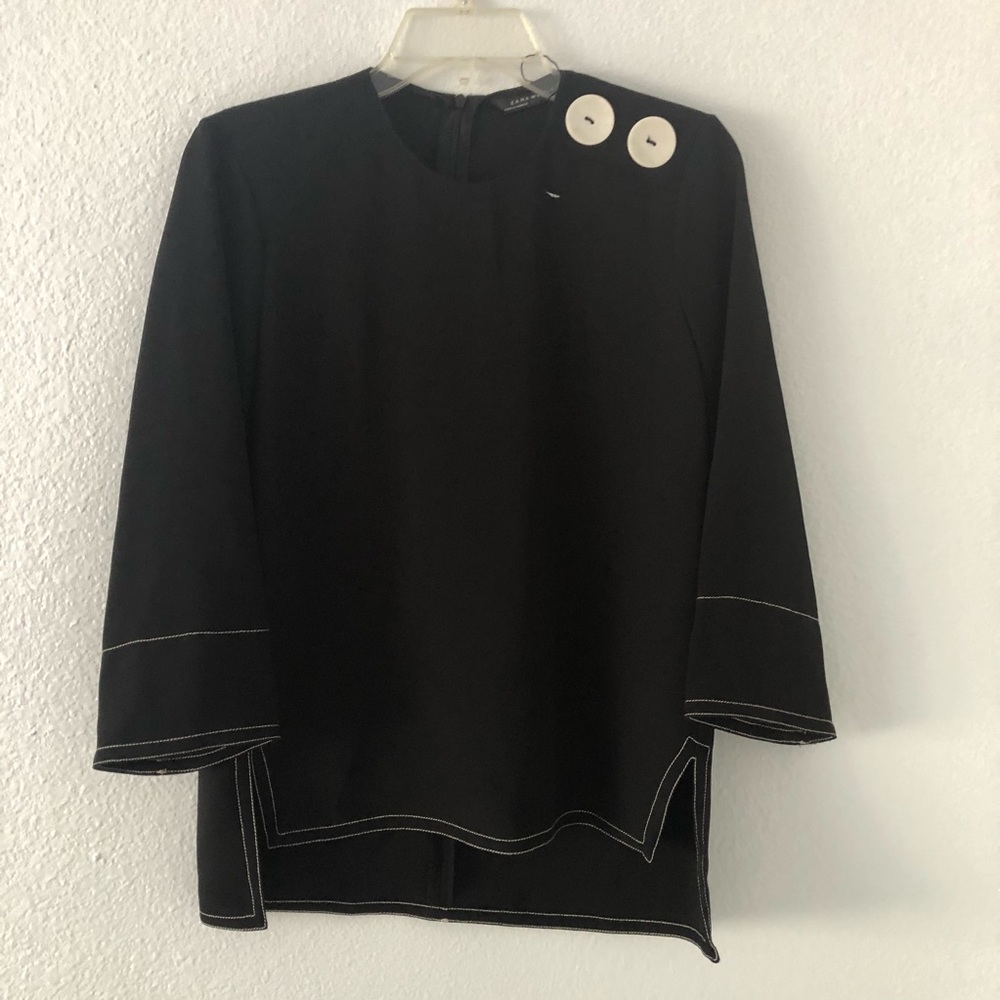Black Zara Woman Top Various Sizes NWOT
